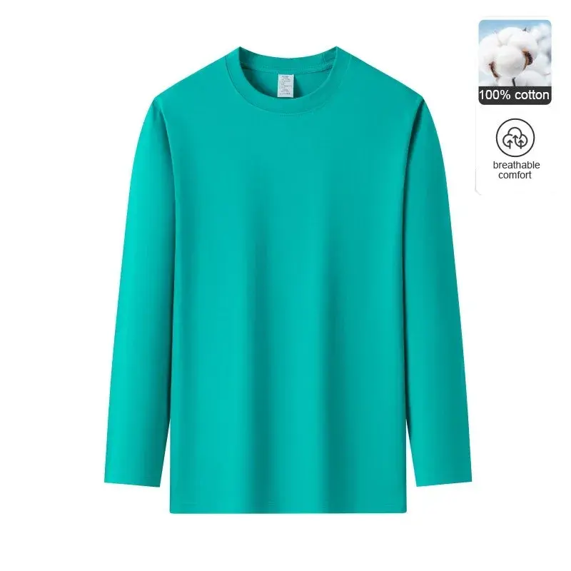 Top Quality 100 % Cotton Fashion Brand Round Neck T Shirts Size M