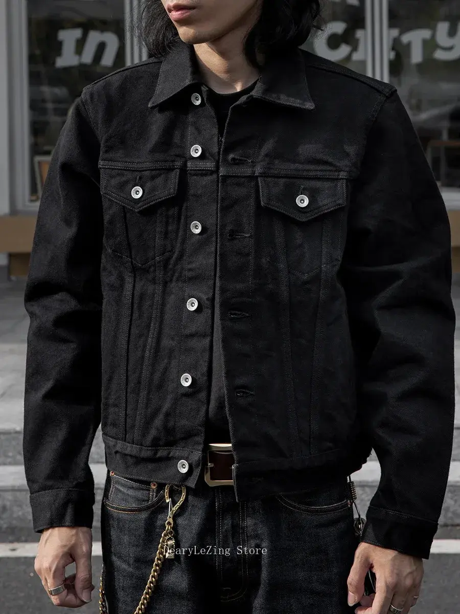 Miniatura: Red Tornado 21oz Superblack Men's Jean Jacket Type 3 Size M