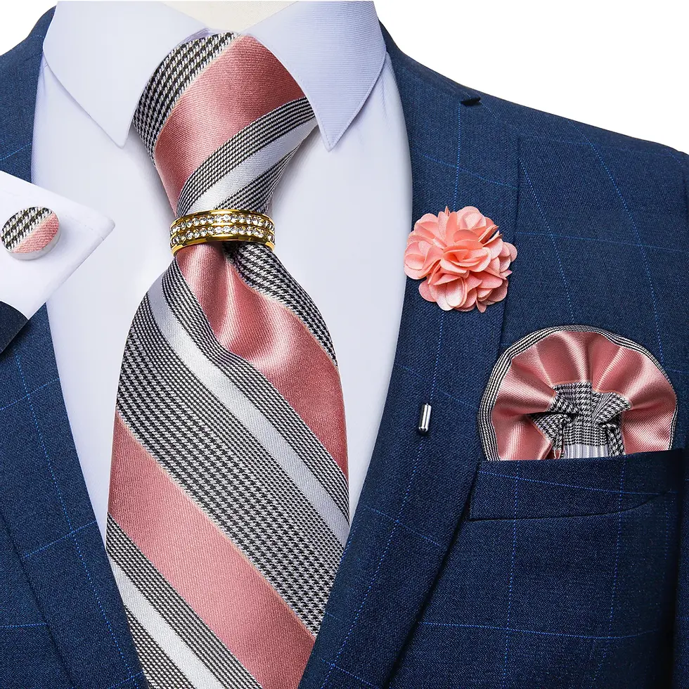 Thumbnail: New Designer Blue Red Paisley Ties for Men