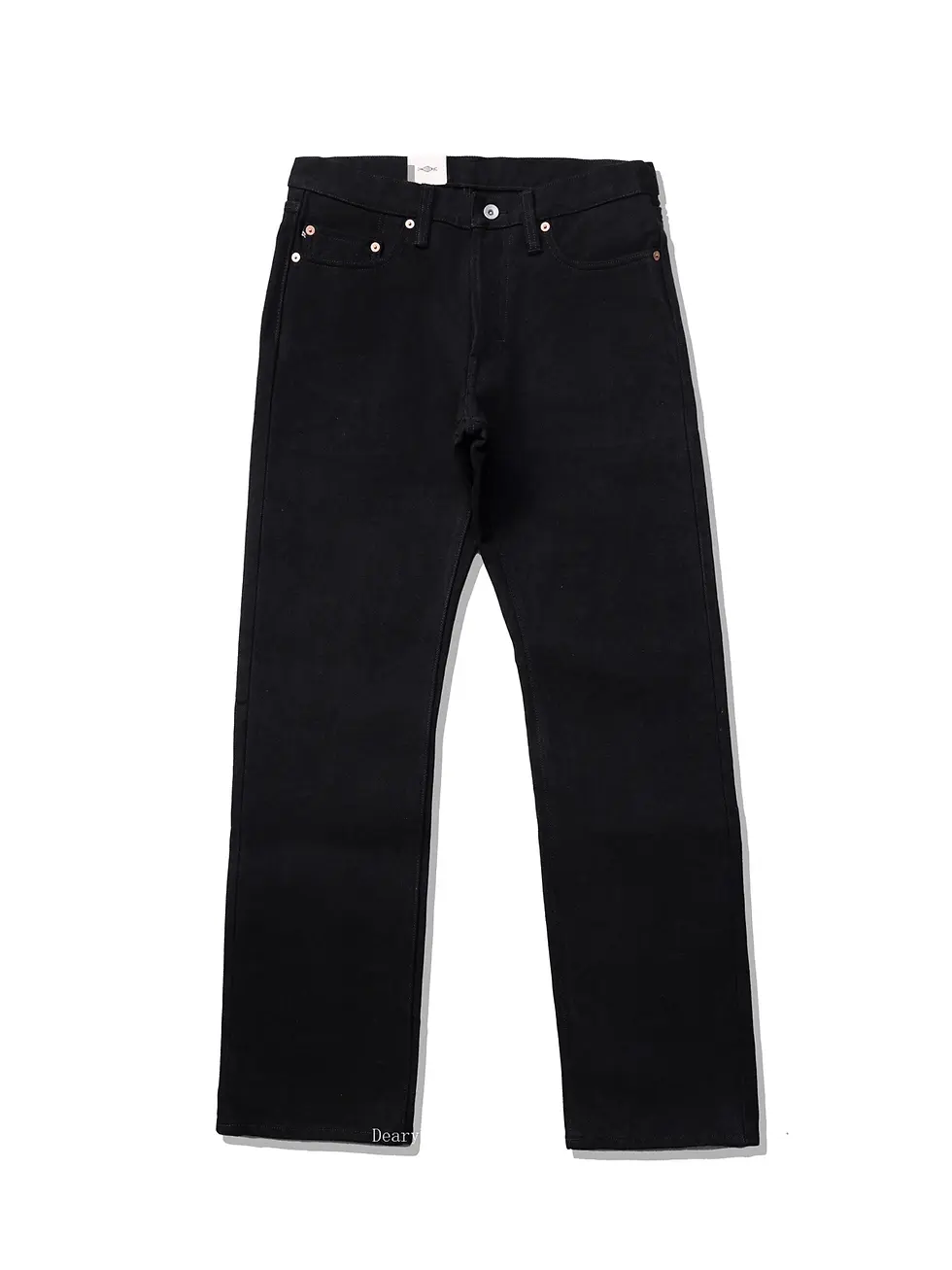 Thumbnail: Red Tornado 21oz Black Selvedge Jeans Classic Straight Fit Size 40