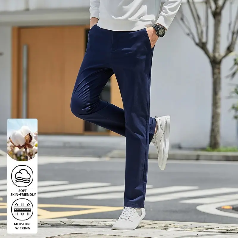 Thumbnail: Top Grade 98% Cotton New Brand Korean Streetwear Casual Slim Fit Size 32