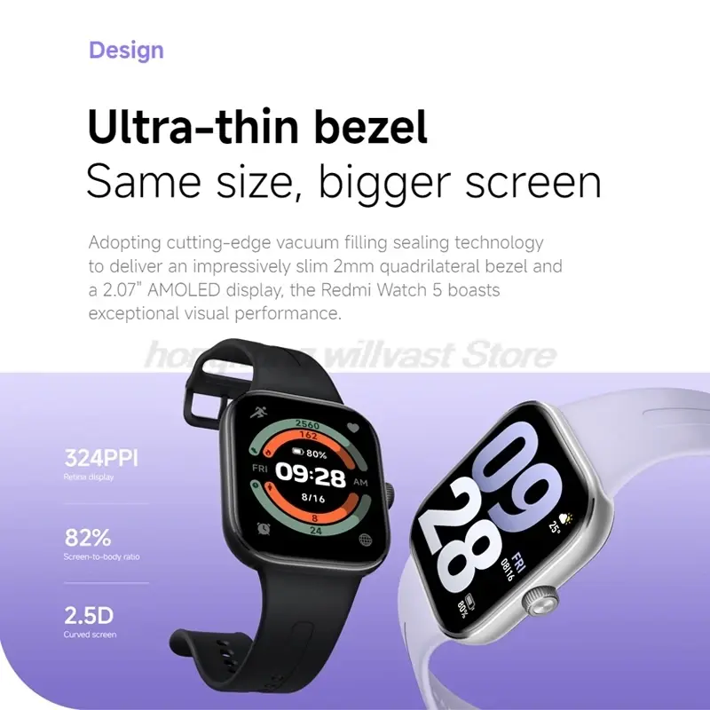Miniatura: Global Version Xiaomi Redmi Watch 5 Smartwatch Bluetooth Phone Call 2.07