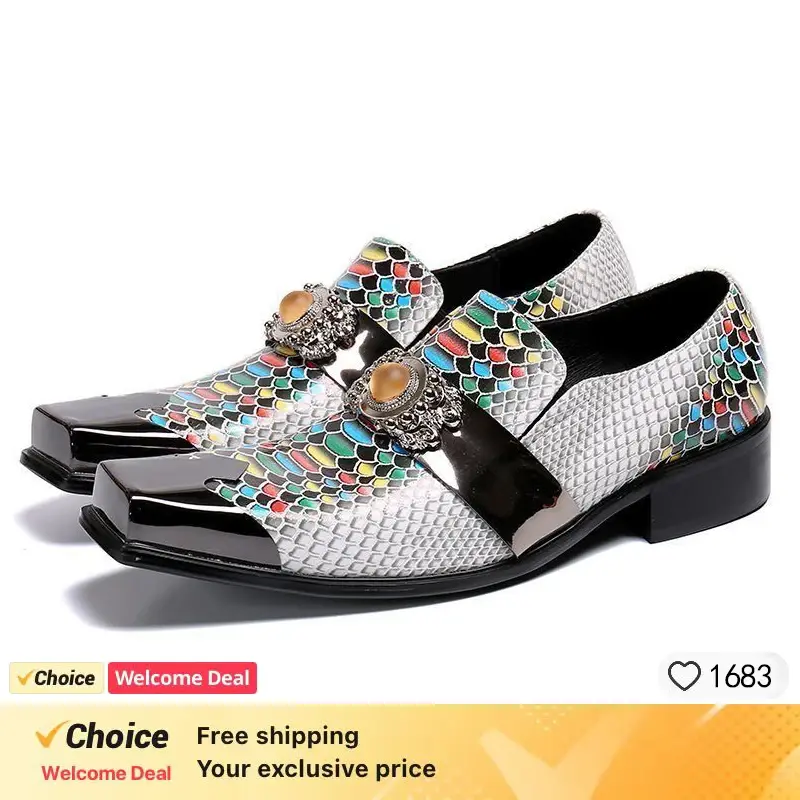 mens floral oxford leather shoes