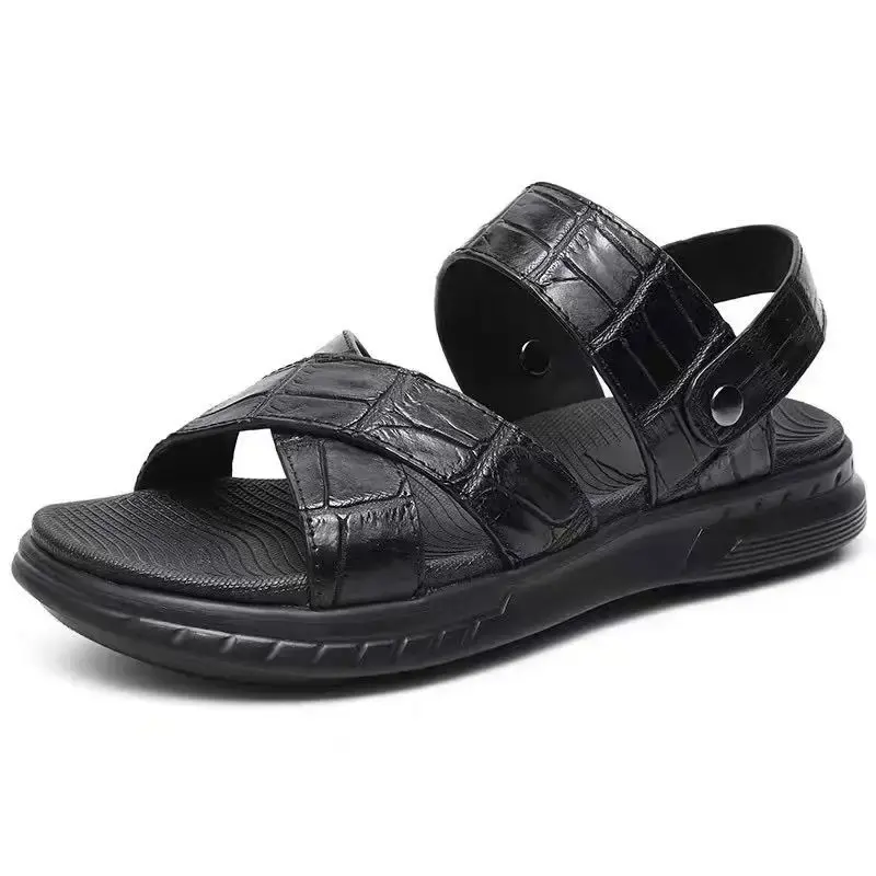 Yingshang New Men Crocodile Sandals Slippers for Male Leisure Men Shoes