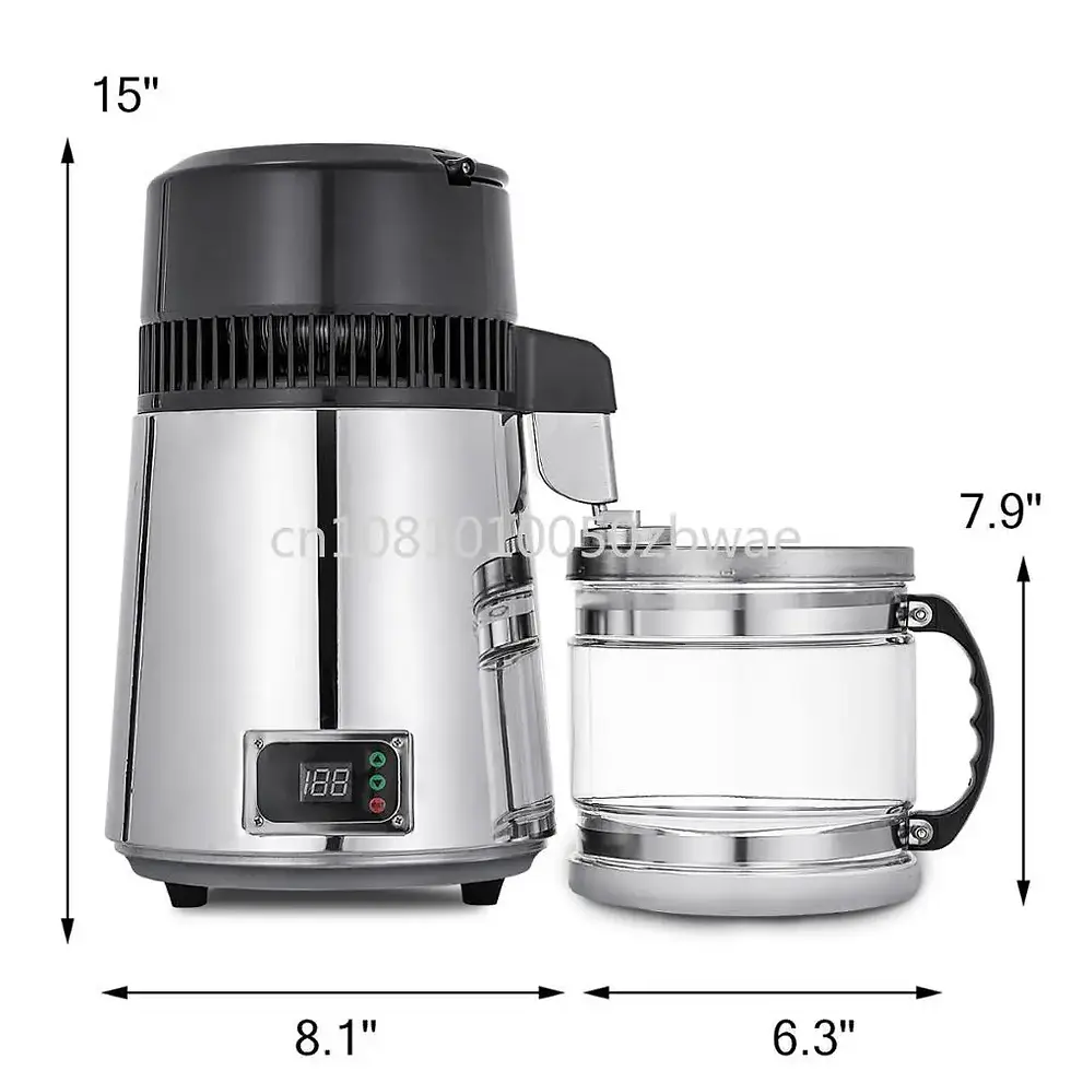 サムネイル： 4L Distilled Water Machine Temperature Controlled Water Distiller