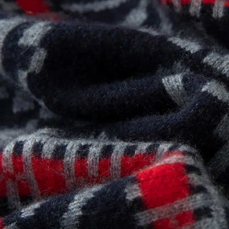 縮圖：Men's 100% Cashmere Knit Pullover Sweater Loose Round Neck Size L