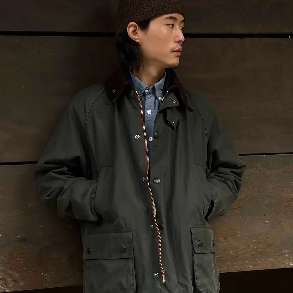 Miniatura: Bedale Oil Wax Men's and Women's Same Jacket Size S