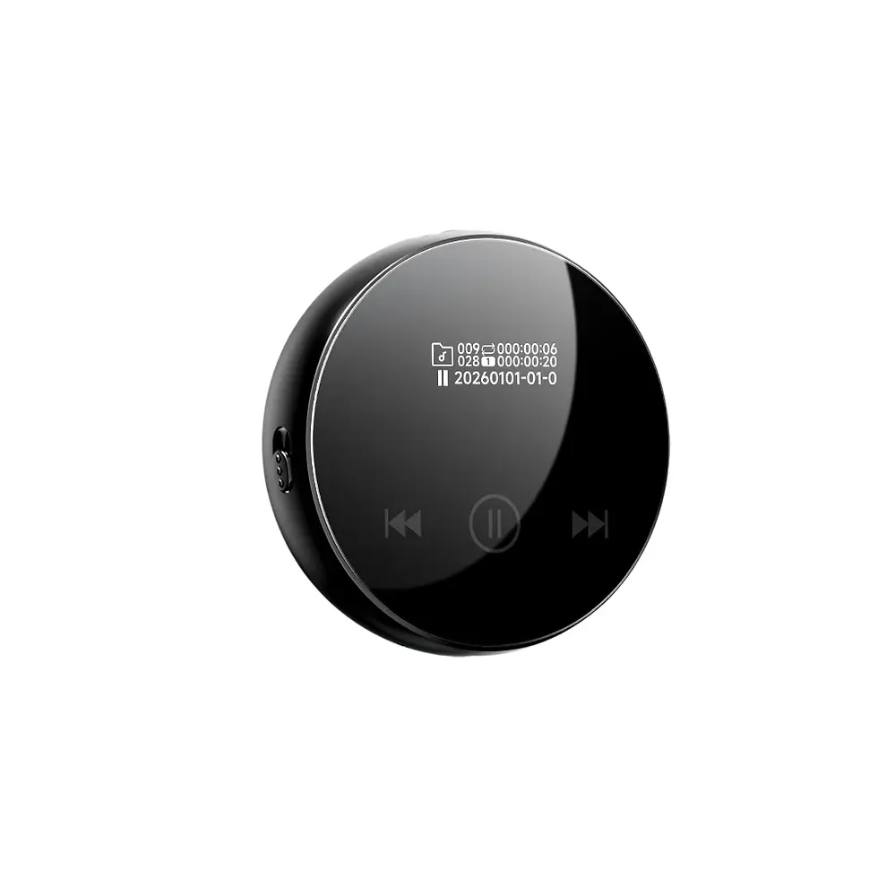 Miniatura: 32GB Mini Magnetic Voice Recorder, Round Design, 1536kbps