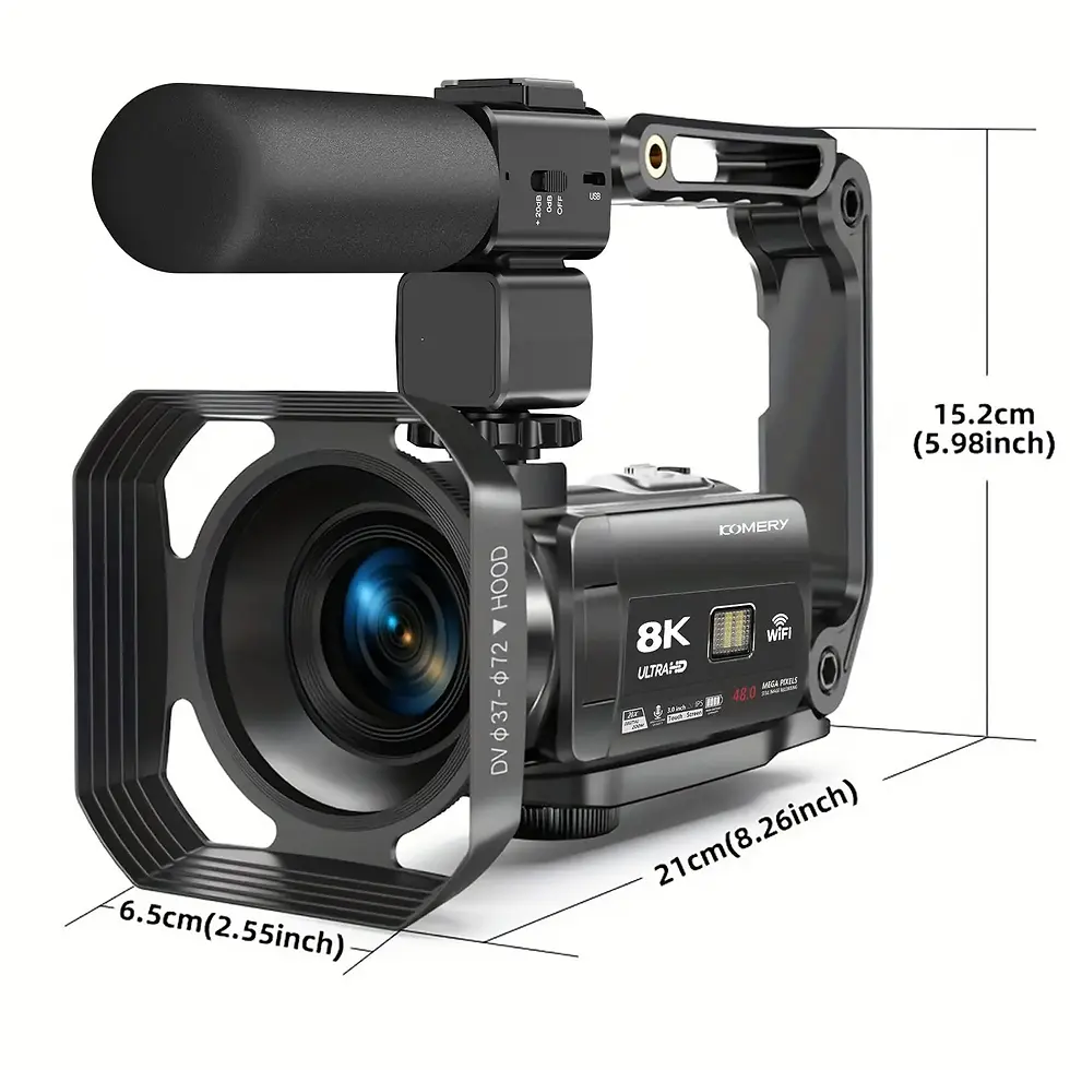 Miniatura: 64MP 8K Video Camera Digital Recorder 18X Infrared Night Vision Camcorder