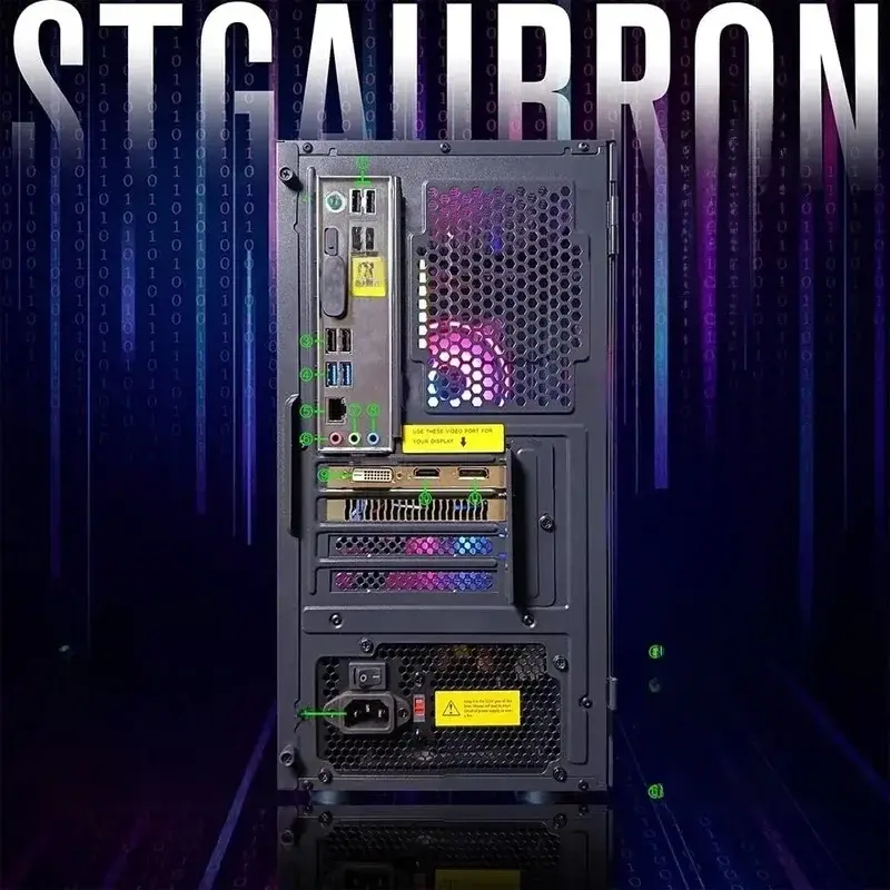 Miniatura: HOME.HOME.Prebuilt Gaming PC Desktop, AMD Radeon RX 550 4G GDDR5, Core 15 3.3Ghz