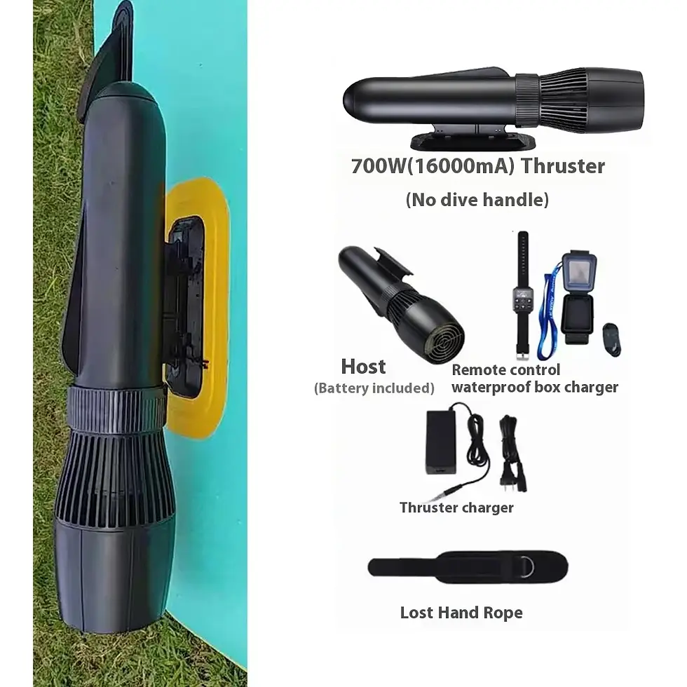 Miniatura: Inflatable Jet Ski Boat Water Floating Motor Boat Electric Underwater Scooter