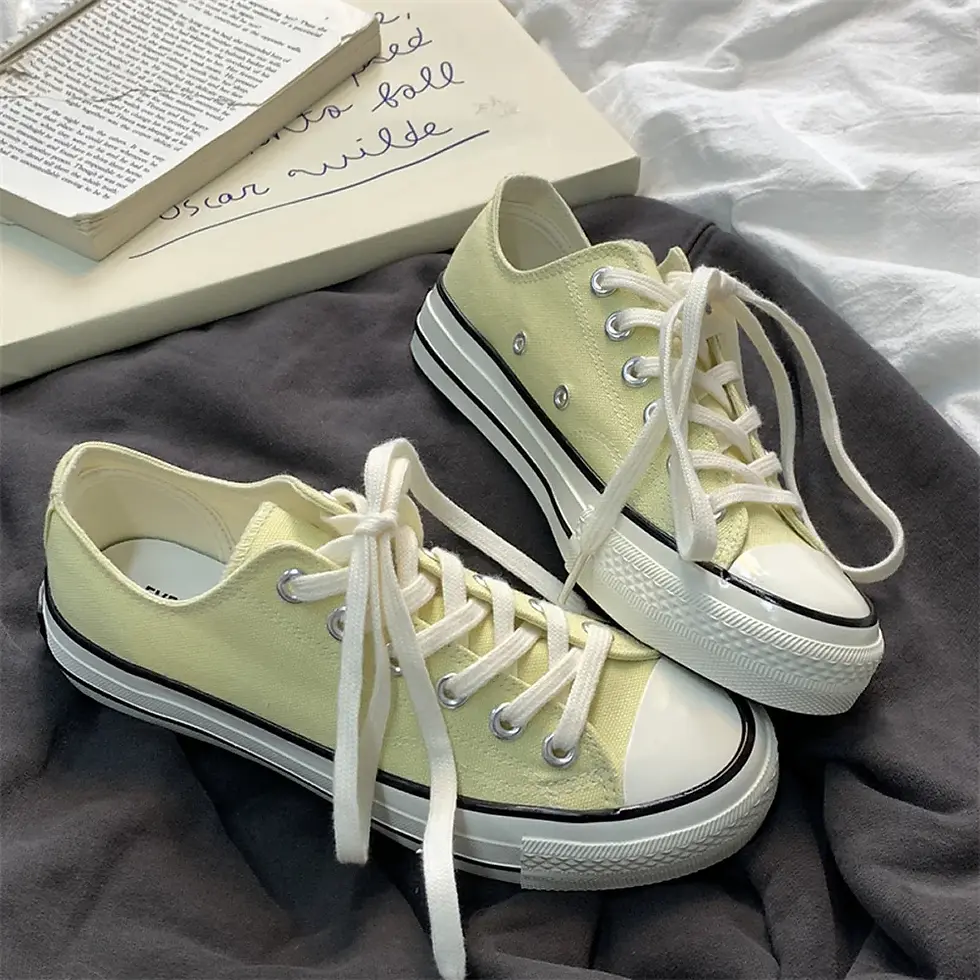 縮圖：Spring New Arrival Korean Style Versatile Canvas Shoes Unisex