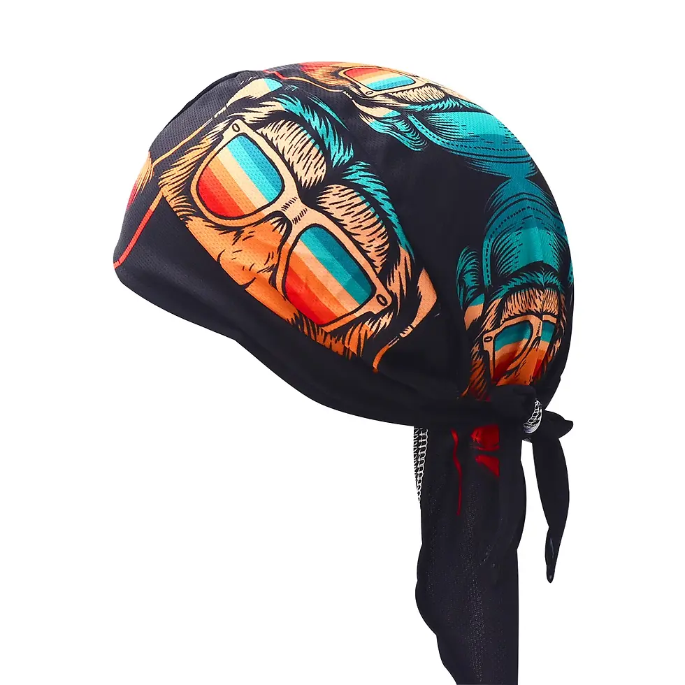 Miniatura: Retro Men's Summer Quick-Dry Cycling Headbands