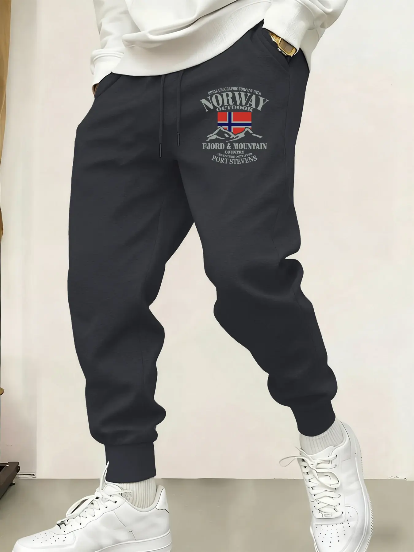 New Male Sweatpant Trendy Multicolor Pants 2025 Size 32