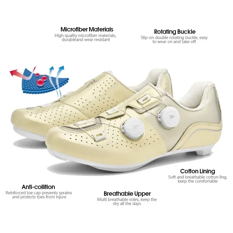Miniature : Professional Men Mtb Cycling Shoes Big Size 48 Spd Self-Locking
