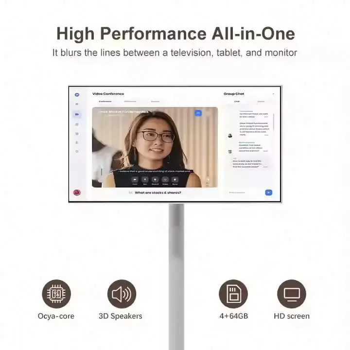 Miniatura: 22 Inch Smart TV Ultra HD Mini LED Touch Screen With 1200W Camera