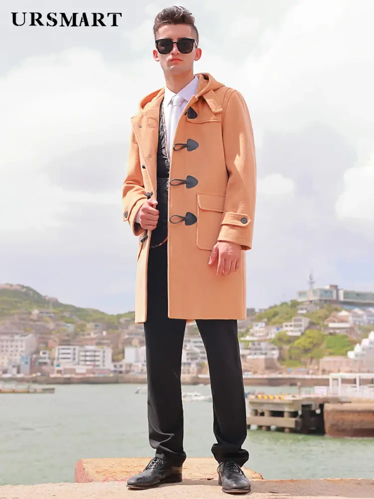 college style korean wool coat