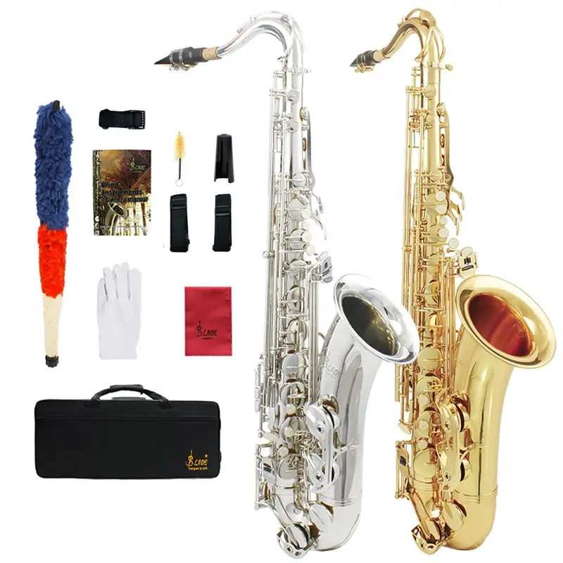 SLADE  Wholesale Price Professional Instrument Bb Parte Tenor Saxophone With Bag