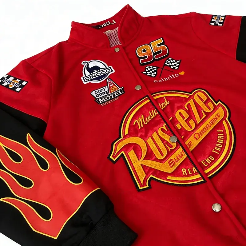 Thumbnail: 2026 New American Pattern Embroidered Jacket and Coat Men Style Size L