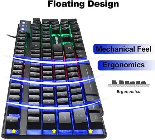 Thumbnail: UK Layout Gaming Keyboard and Mouse Set