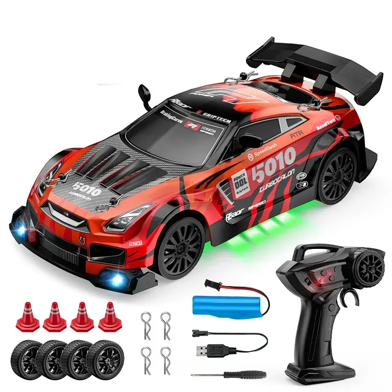 Thumbnail: 4WD RC Drift Car 1:24 2.4GHz Limited Edition - LED Lights Stunt Drift High-Speed