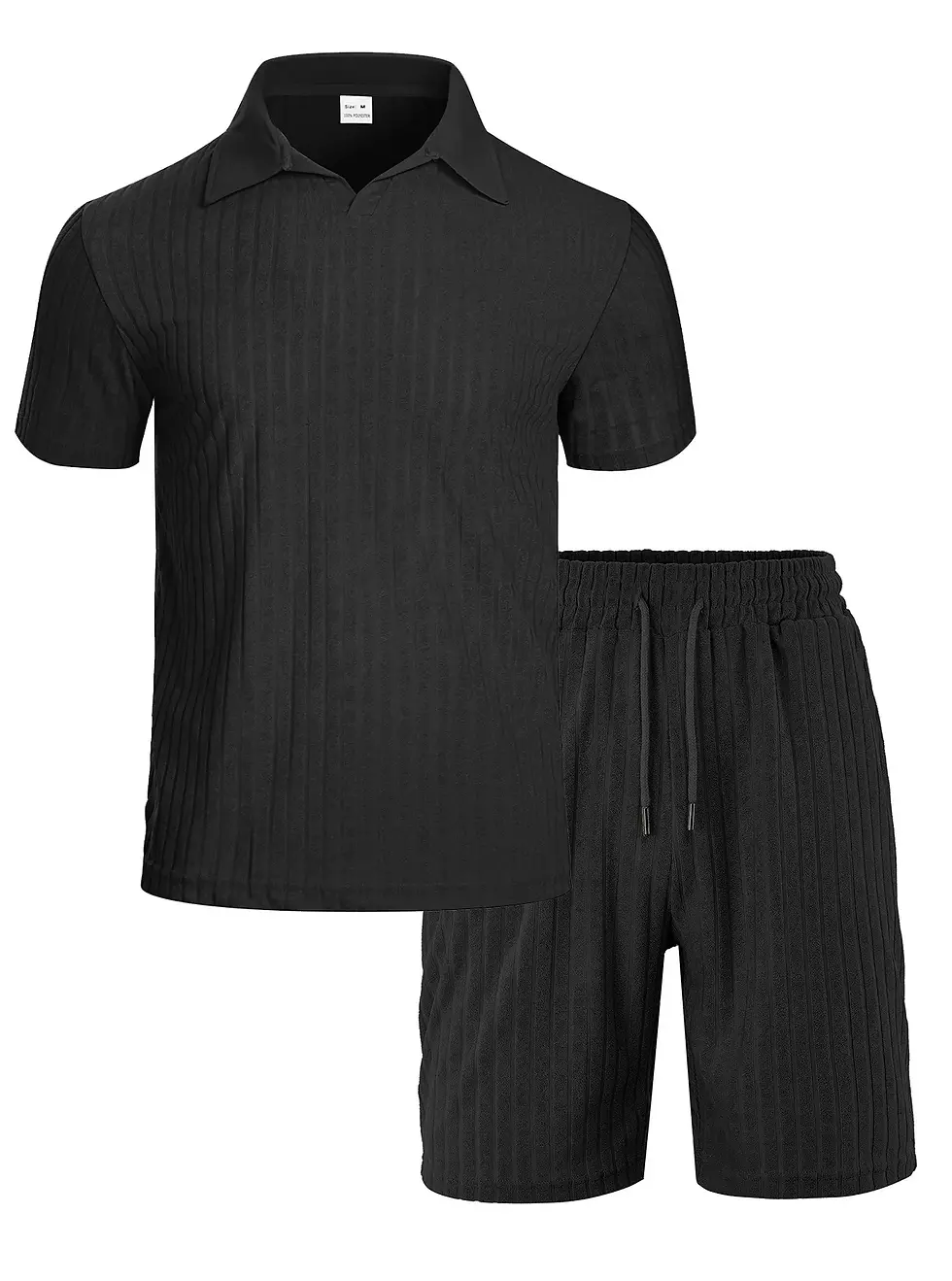 Thumbnail: 2026 New Summer Men's Polo Shirt Sets Textured Short Sleeved