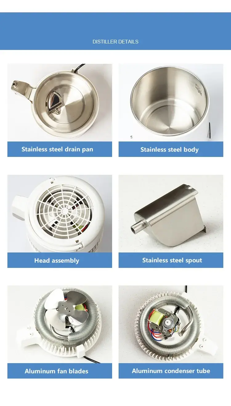 Thumbnail: 110V 220V Home Pure Water Distiller 4L DIY Purifier