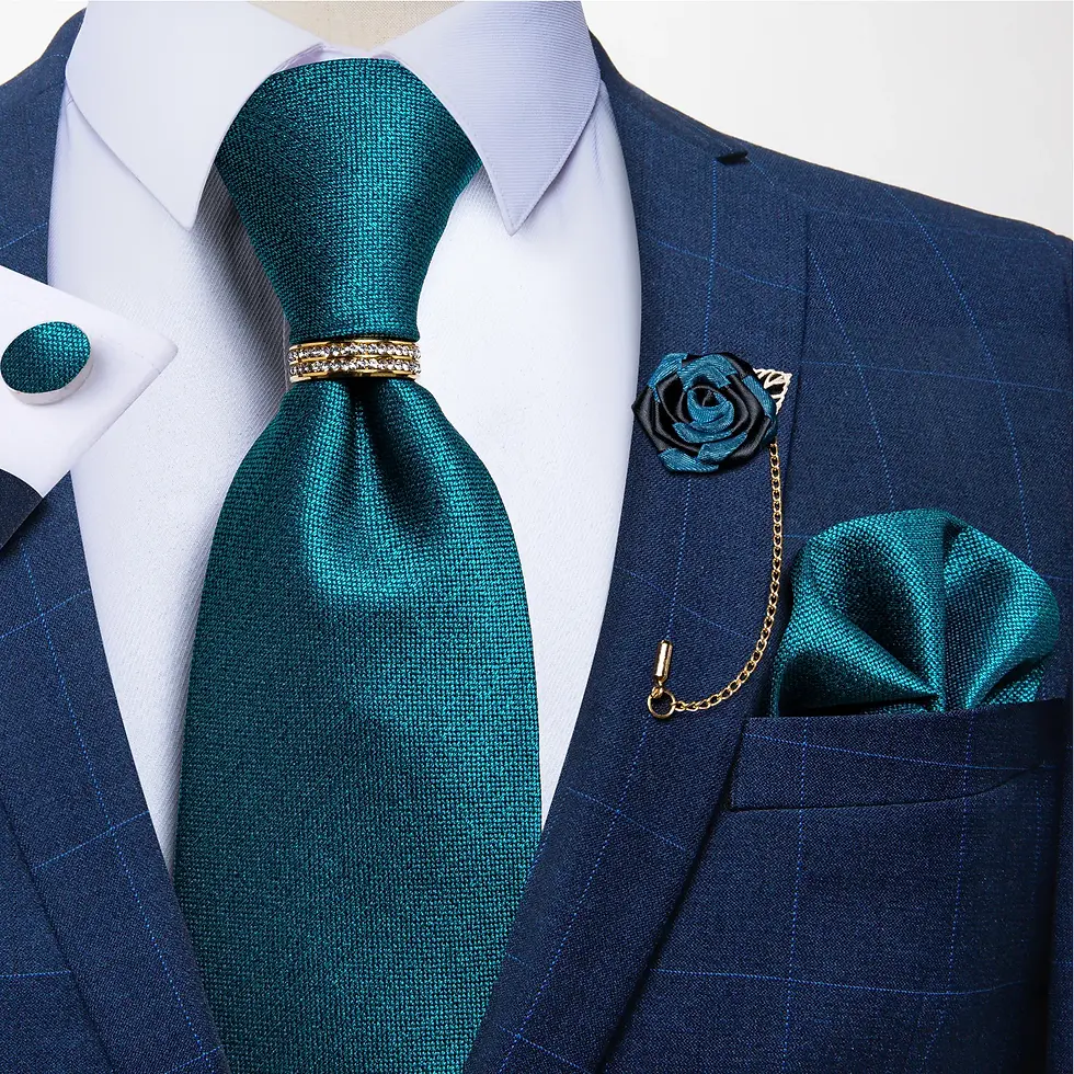 Thumbnail: New Designer Blue Red Paisley Ties for Men