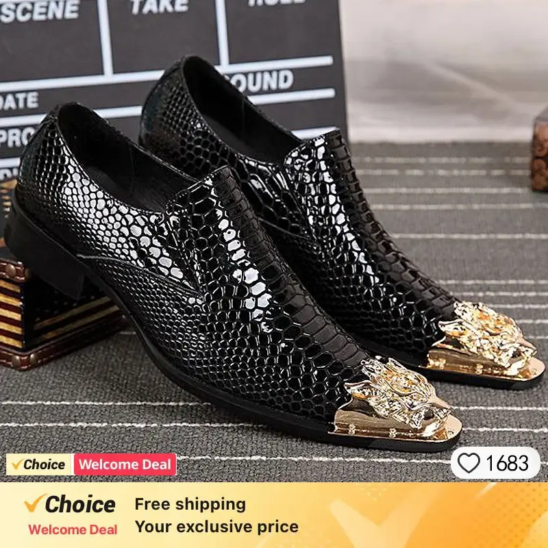 Thumbnail: Summer Pointed Shoes Man Mesh Breathability Office Dress Shoes Size US10.5[EU44]