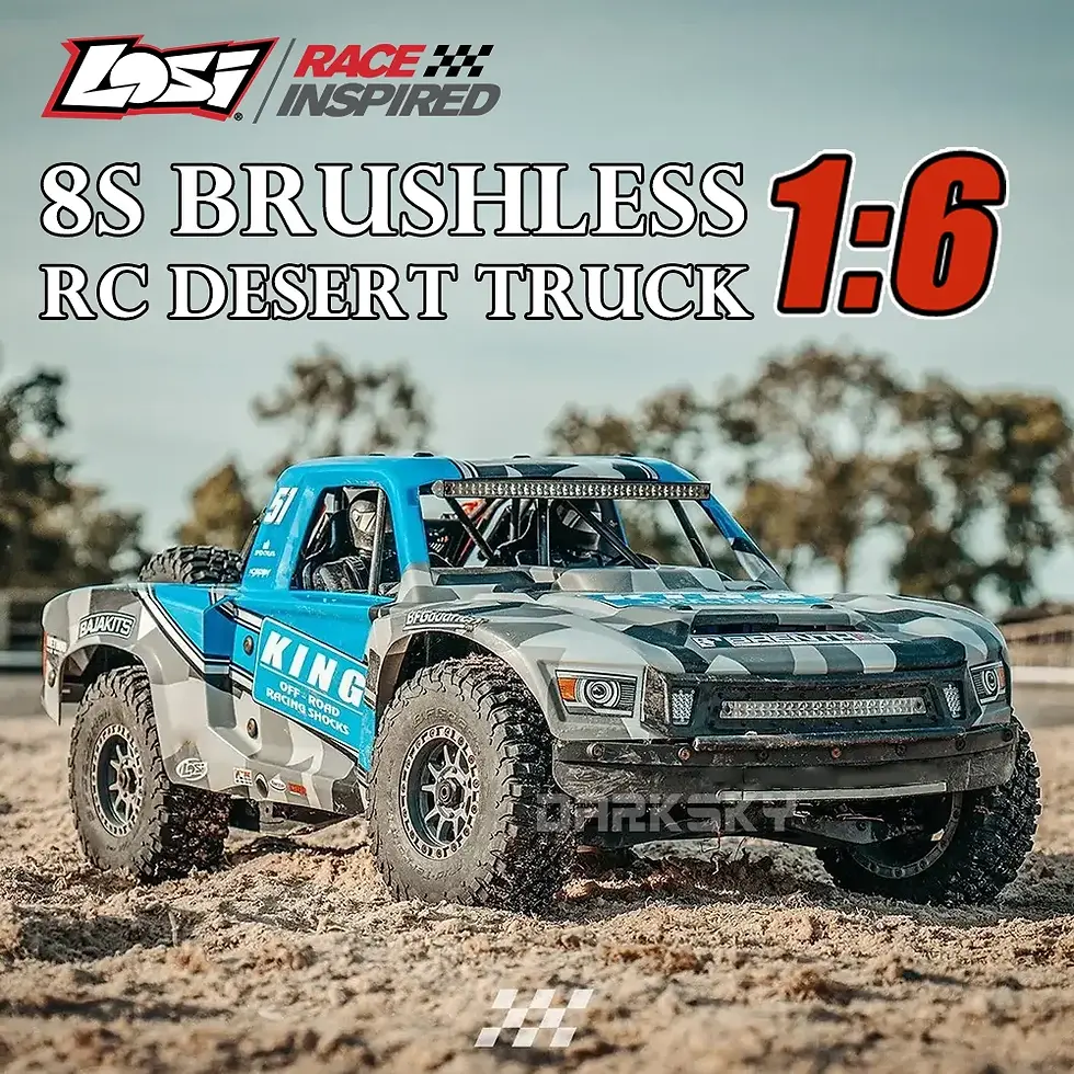 Thumbnail: LOSI Super REY 2.0 8S Brushless 4WD RC Desert Truck 1/6 Electric RC