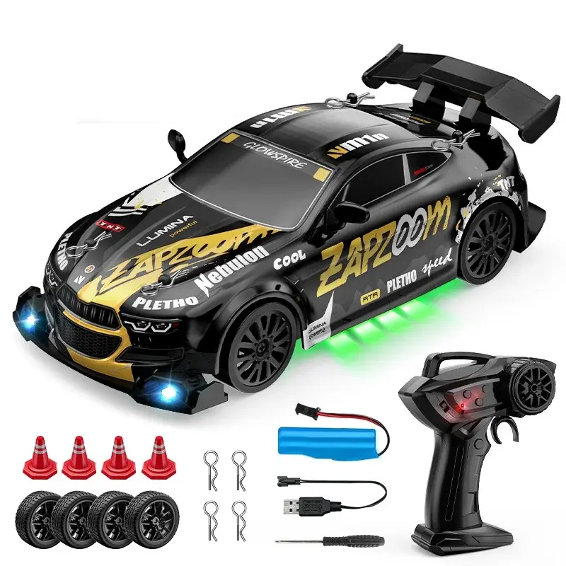 Thumbnail: 4WD RC Drift Car 1:24 2.4GHz Limited Edition - LED Lights Stunt Drift High-Speed