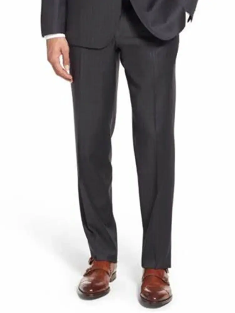 Thumbnail: Luxury Cashmere Silk Wool Super 140 Pure Wool Suits Tailor Made