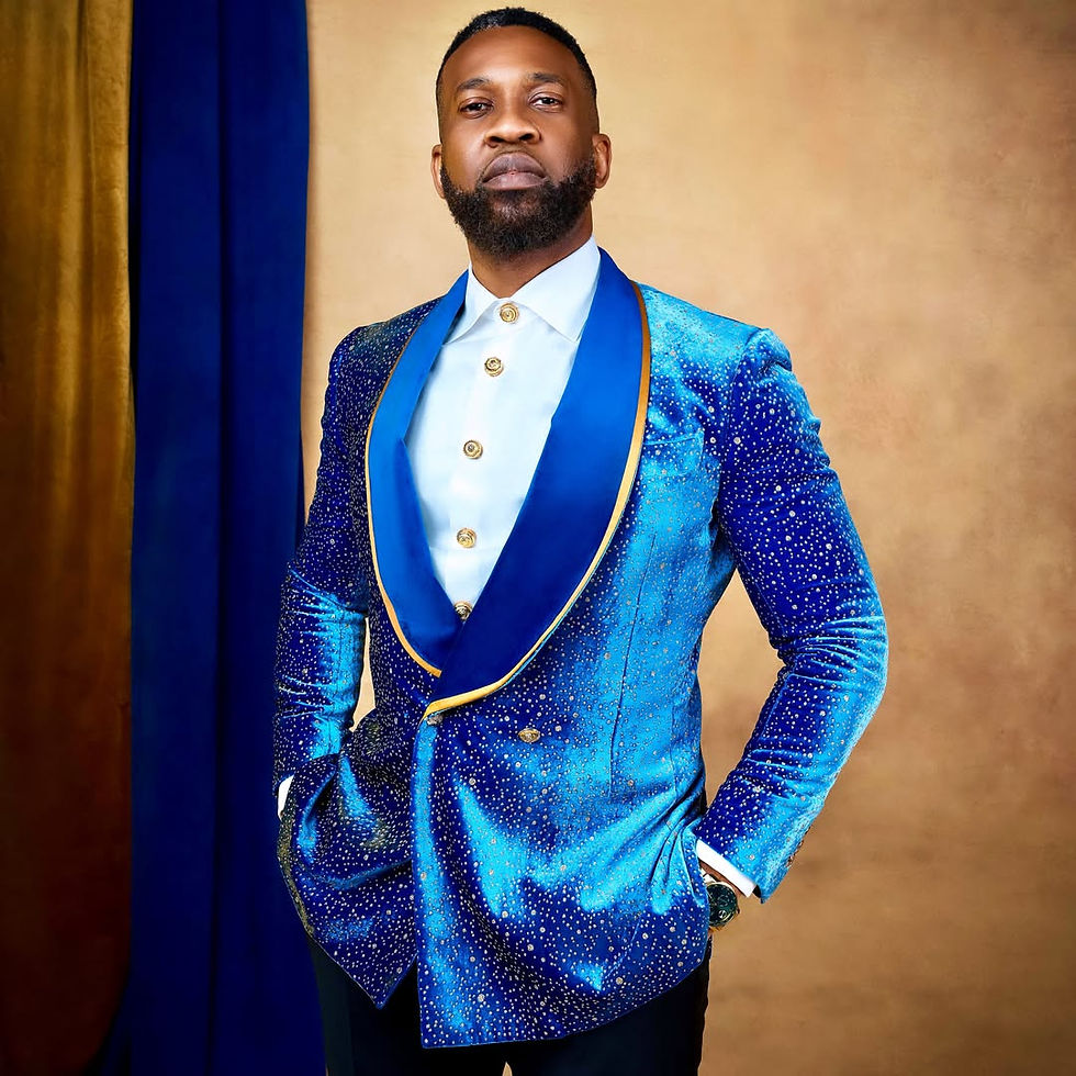 Miniatura: Blue Velvet Men Suit Set 2 Pcs Blazer+Cotton Pants