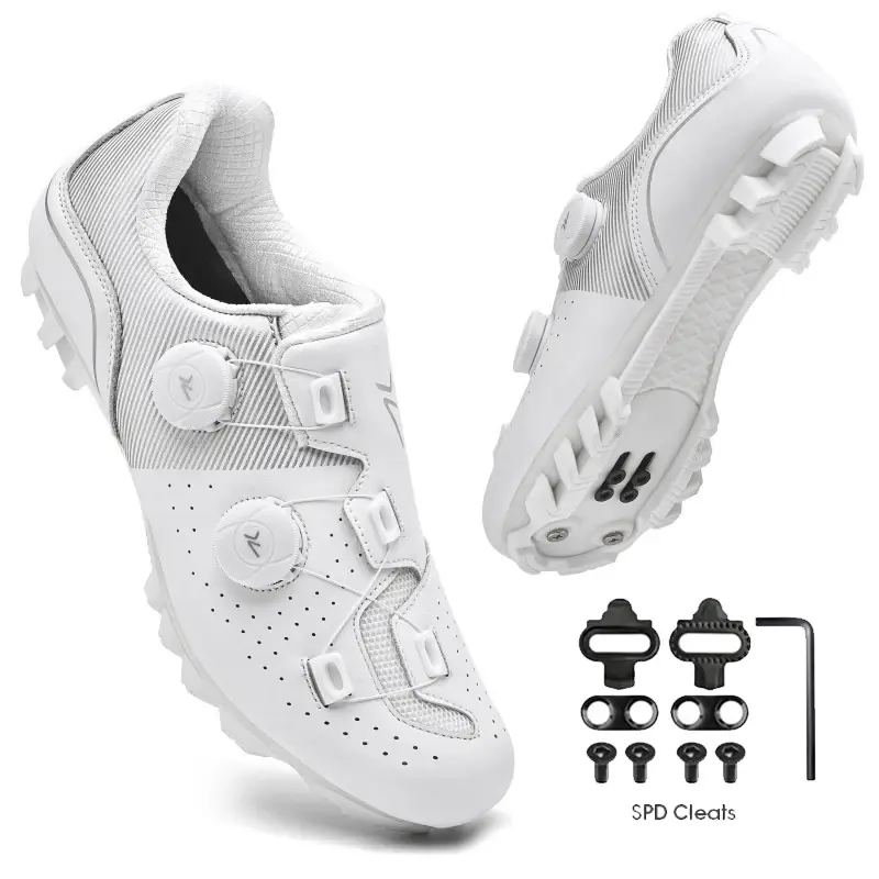 Miniature : Professional Men Mtb Cycling Shoes Big Size 48 Spd Self-Locking