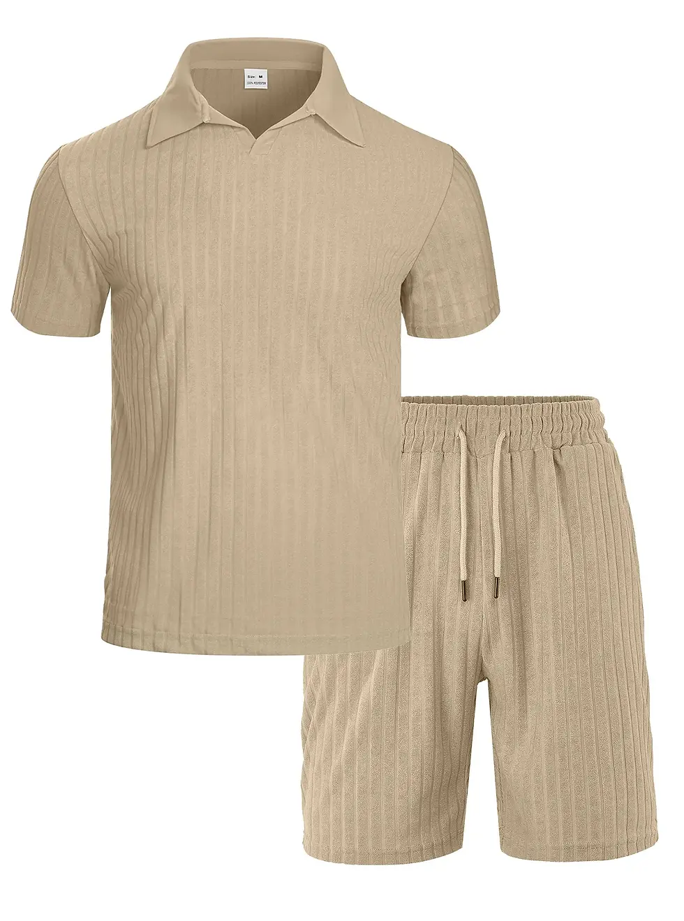 Thumbnail: 2026 New Summer Men's Polo Shirt Sets Textured Short Sleeved