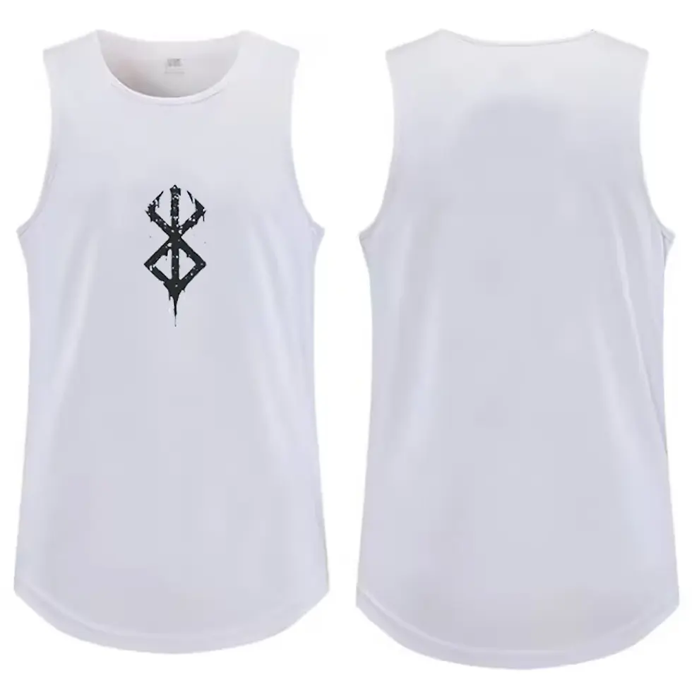 Miniaturebillede: Men's Tank Top Casual Breathable Sleeveless Shirt Outdoor Size M