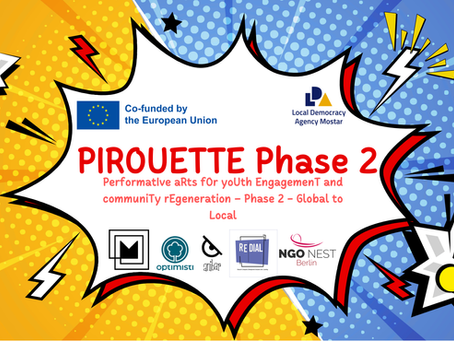  Projekat PIROUETTE 2   "Umetnost koja                                                                                                      pokreće zajednicu"                                          