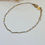 Miniature : Bracelet chaîne dorée perles EVA