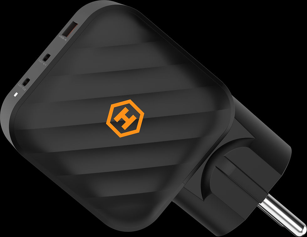 Hammer Rapidcharger 65W zijkant