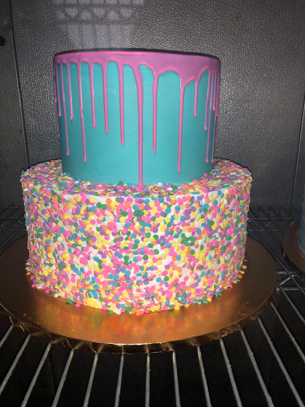 Sprinkle Drip Cake