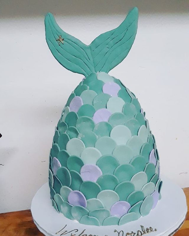 Mermaid Take Birthday Cake
