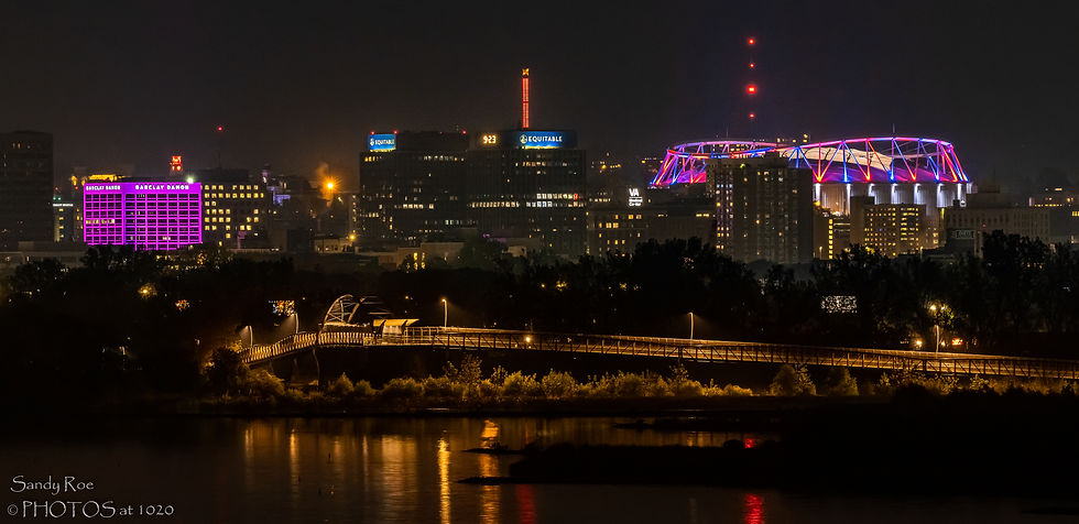 Red & Blue Skyline