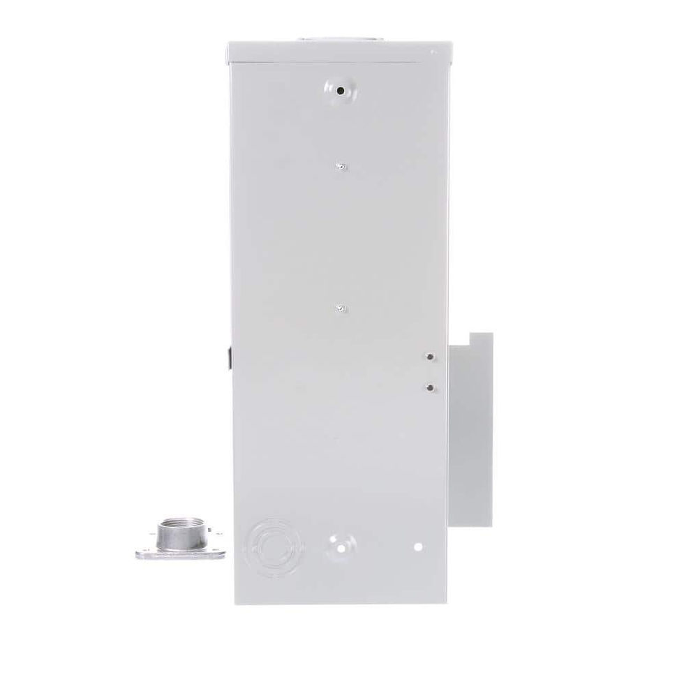 Thumbnail: 100 Amp 2-Space 2-Circuit OH Fed Surface Mount Ring Type Meter Main