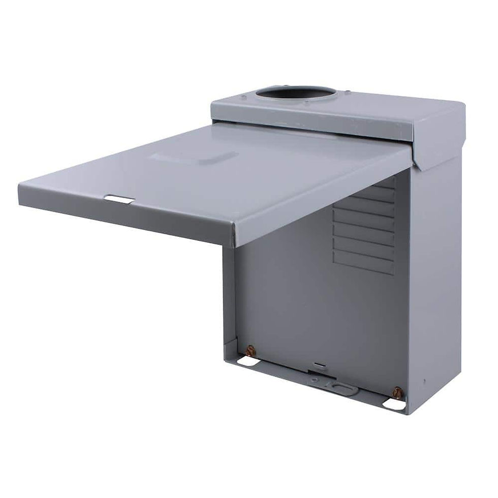 Thumbnail: PowerMark Plus Outdoor 125 Amp 4-Space 8-Circuit Single-Phase Main Lug Circuit