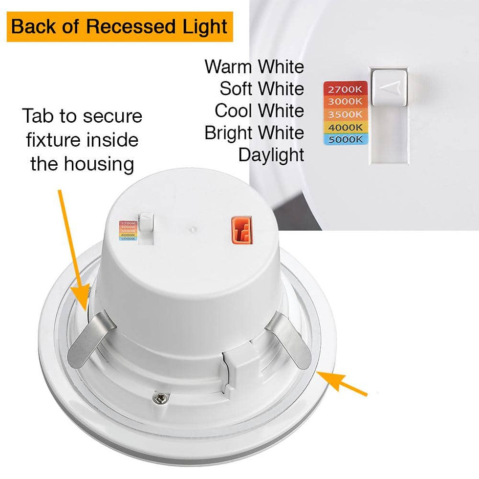 Thumbnail: 4 in. Color Selectable CCT Integrated LED Recessed Light Trim with Night Light F