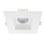 Thumbnail: 4 in. Slim Square Recessed Anti-Glare LED Downlight, White Trim, Canless IC Rate