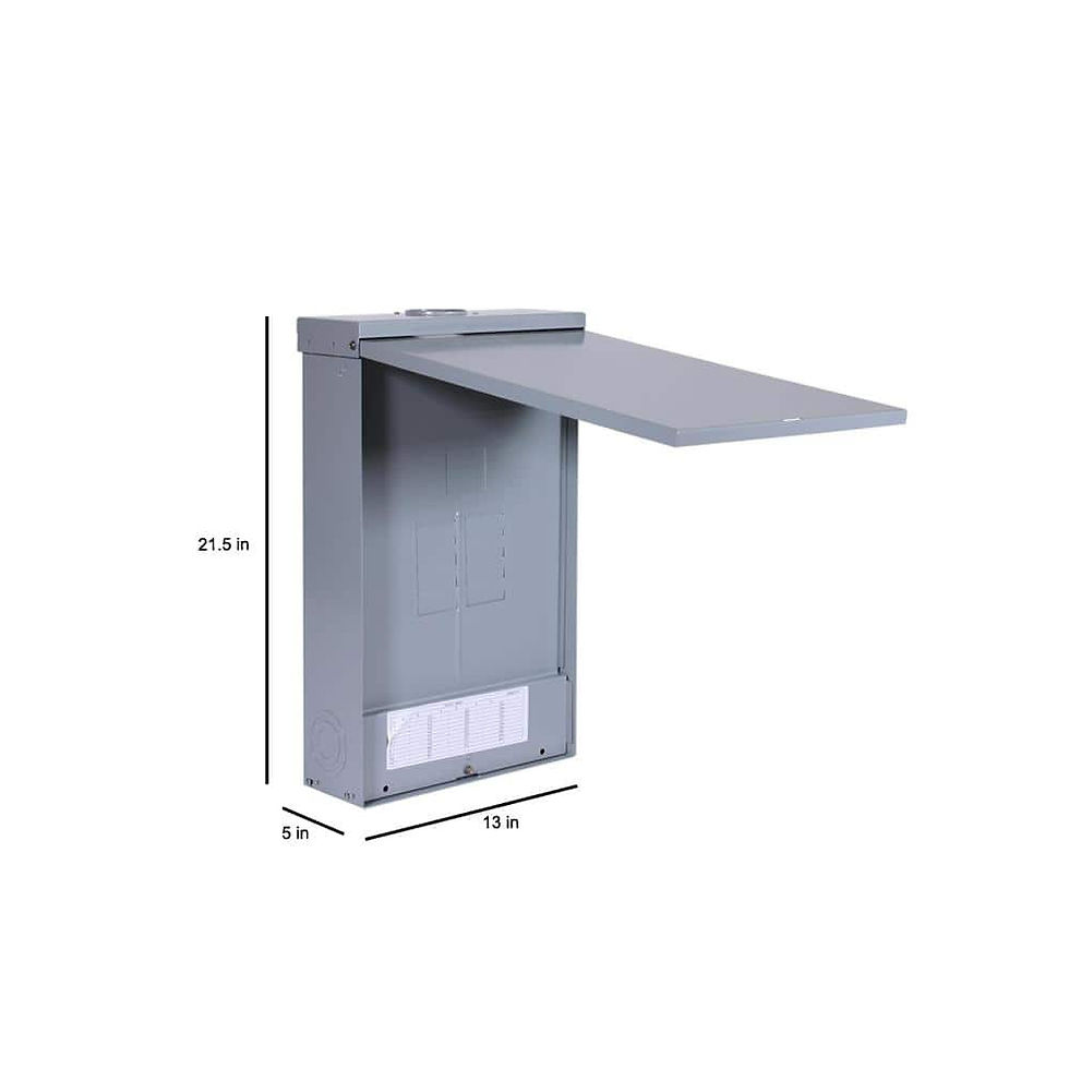 Thumbnail: PowerMark Gold 125 Amp 8-Space 16-Circuit Outdoor Main Lug Load Center