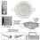Thumbnail: 6 in. LED White Adjustable Ultra Slim Canless Integrated LED Recessed Light Kit