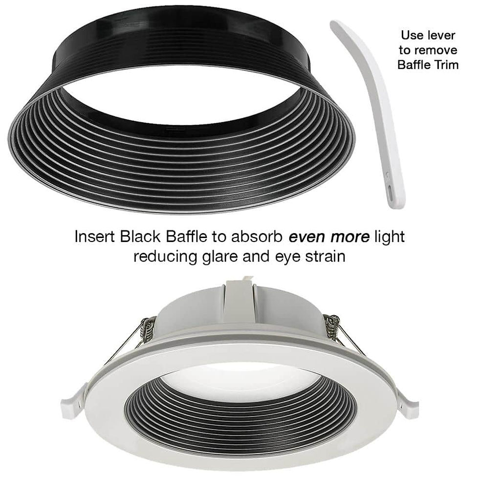Thumbnail: 6 in. Canless Adjustable Color Temperature Integrated LED Recessed Light Trim w/