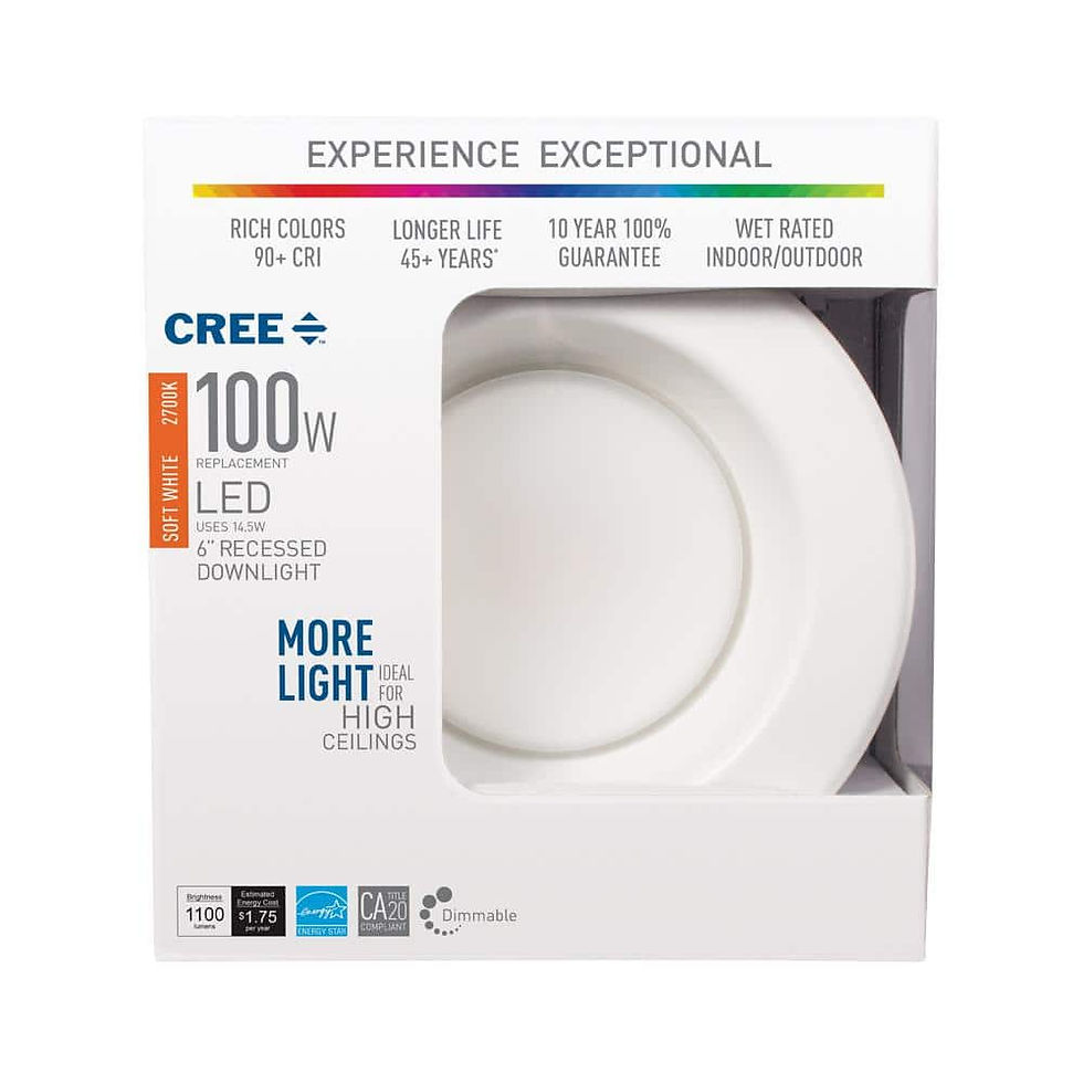 Thumbnail: 6 in. 100-Watt Equivalent 2700K Soft White Integrated LED Recessed Downlight Ret